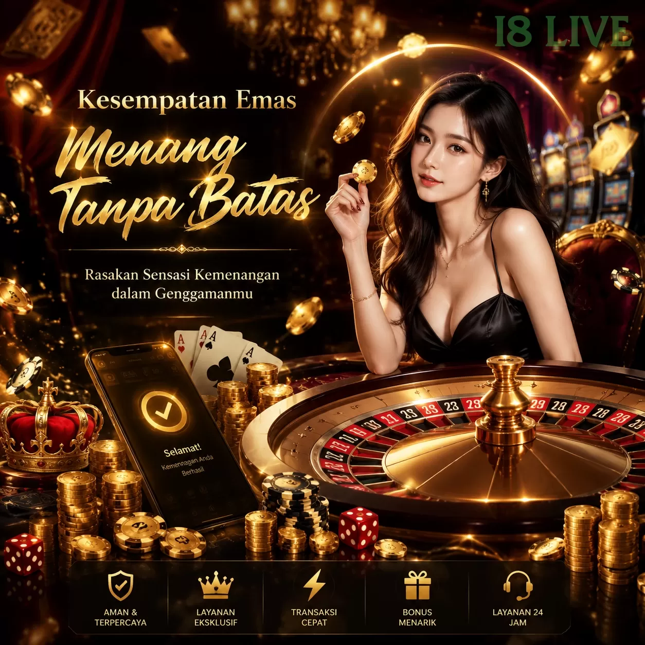 BONUS GARANSI KEKALAHAN SALDO KEMBALI 100_ promotion image